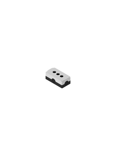 Scatola Per Settore Automazione Coperchio Grigio 3 Fori