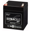 Extracell - Batteria ricaricabile piombo 12V 5Ah