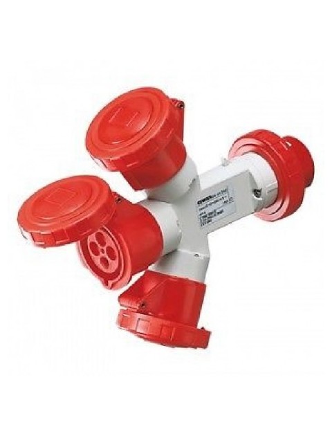 MOLTIPLICATORE A 3 USCITE 3P+N+T 32A 380V