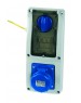 PRESE BLOCCATE VERT.IP67 CON PORTAFUS. 2P+T 16A 220V