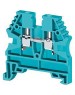 MORSETTO PASSANTE DA 4MM BLU